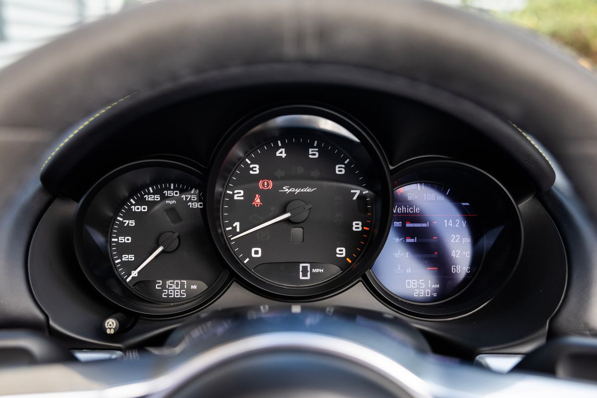 2016 Porsche Boxster (981) Spyder