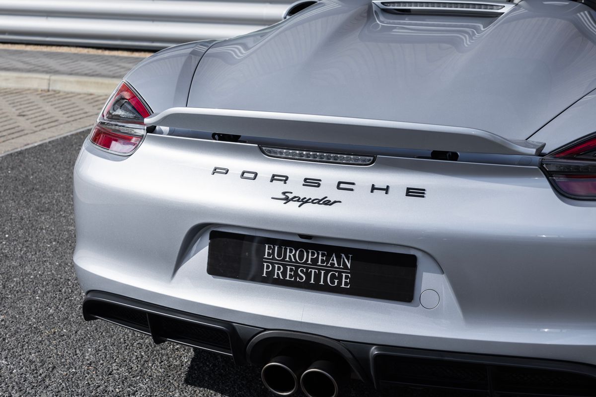 2016 Porsche Boxster (981) Spyder