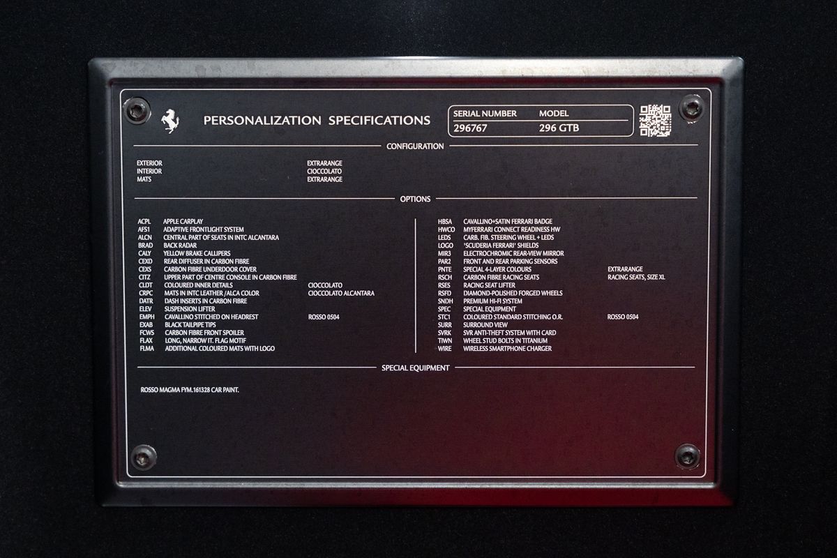 2023 Ferrari 296 GTB