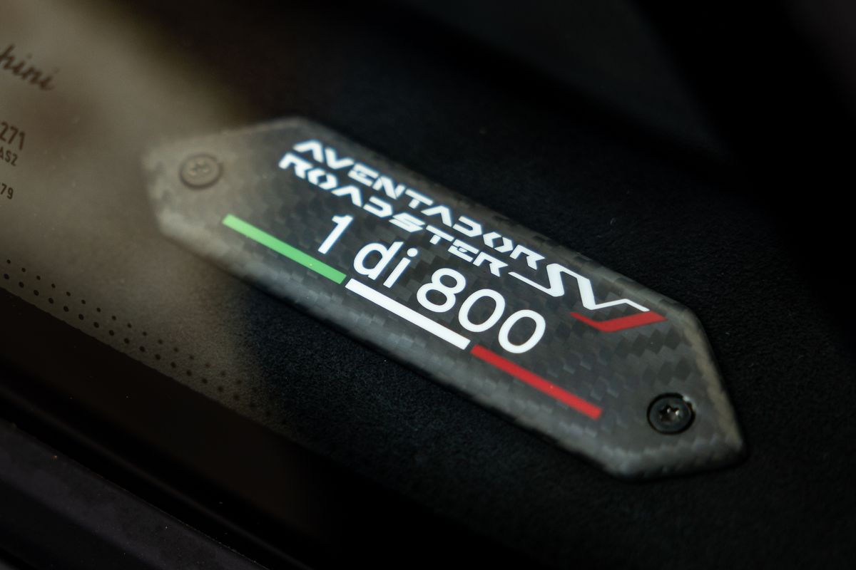 2021 Lamborghini Aventador SVJ Roadster