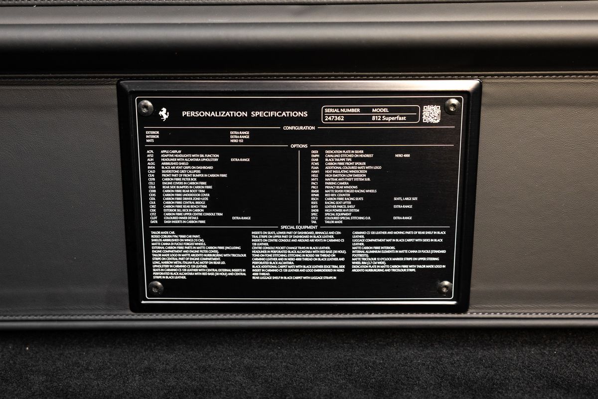 2019 Ferrari 812 Superfast