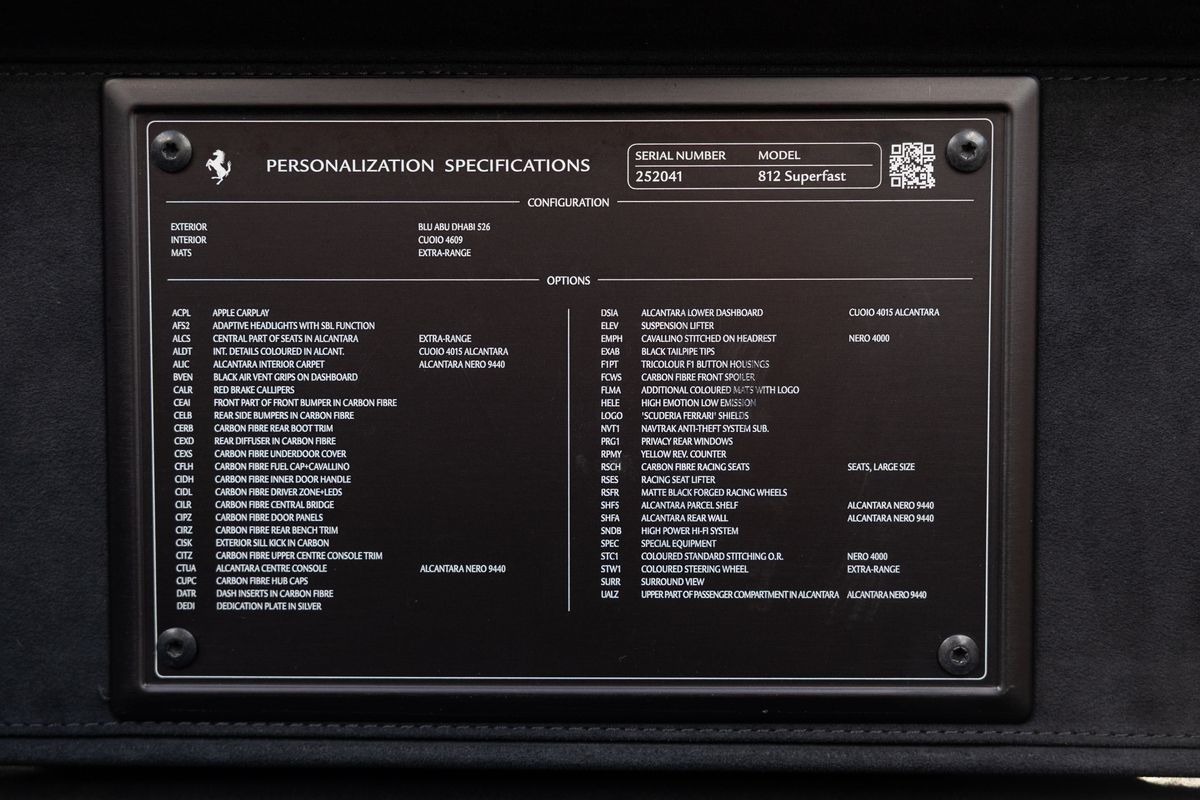 2019 Ferrari 812 Superfast